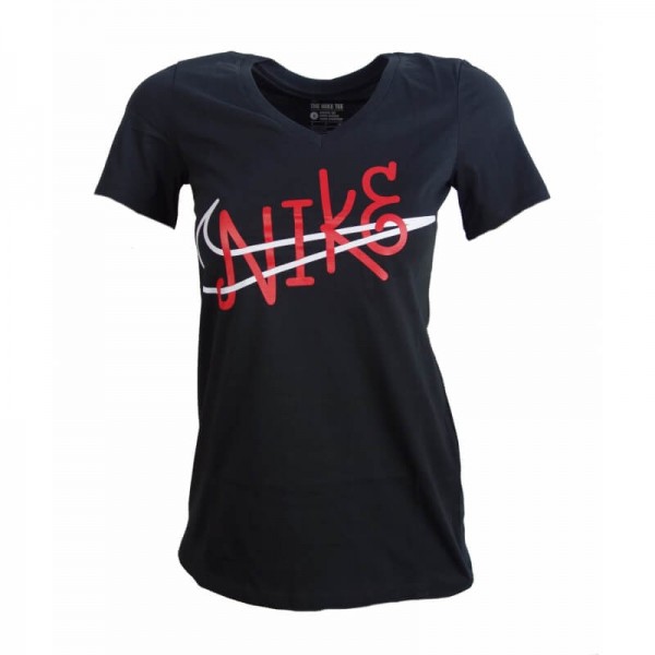 Γυναικείο Μπλουζάκι NIKE VNECK TEE 729440-010